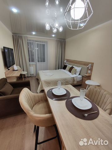 

Квартира-студия, 26 м², 2 кровати