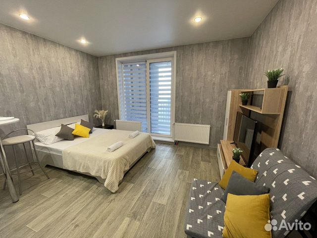 

Квартира-студия, 35 м², 2 кровати