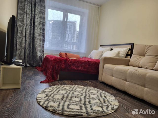 

1-к. квартира, 38 м², 2 кровати