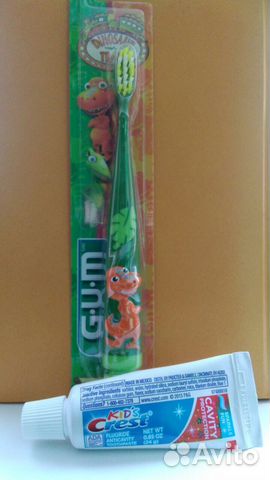 Зубная щётка детская GUM dinosaur Зубная щётка детская GUM dinosaur