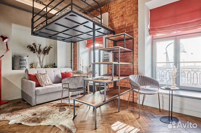 

1-к. квартира, 41 м², 3 кровати
