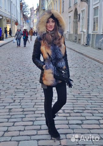 Кожаная зимняя куртка с натуральным мехом Кожаная зимняя куртка с натуральным мехом