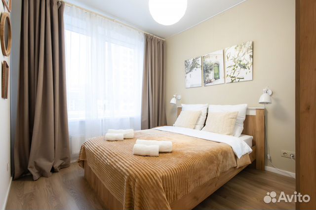 

1-к. квартира, 35 м², 2 кровати