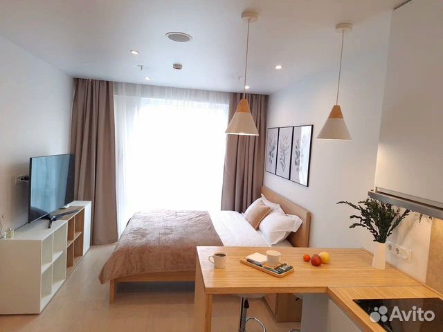 

Квартира-студия, 24 м², 2 кровати