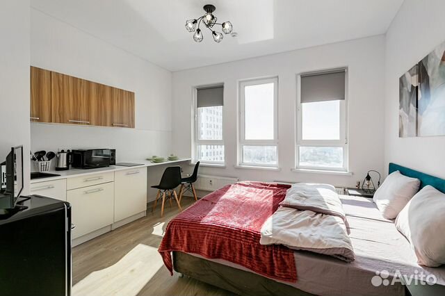

Квартира-студия, 25 м², 1 кровать