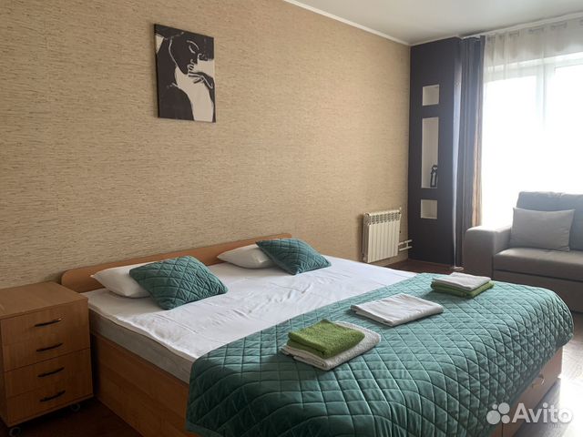 

1-к. квартира, 80 м², 3 кровати