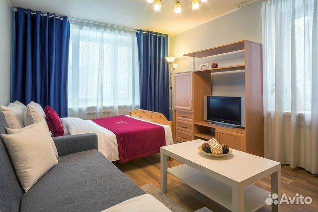 

1-к. квартира, 35 м², 2 кровати