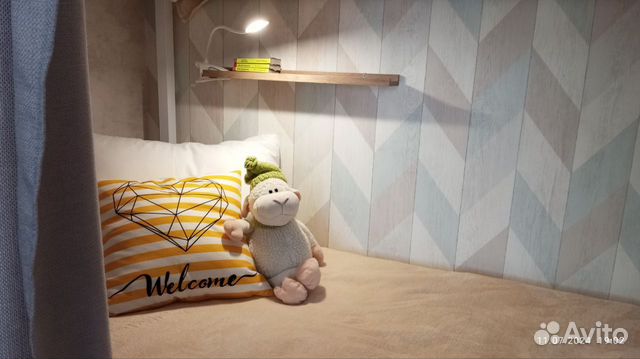 

1-к. квартира, 37 м², 2 кровати