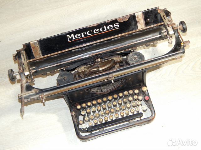 Печатная машинка мерседес 1925-1930 год mercedes