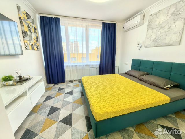 

1-к. квартира, 45 м², 2 кровати