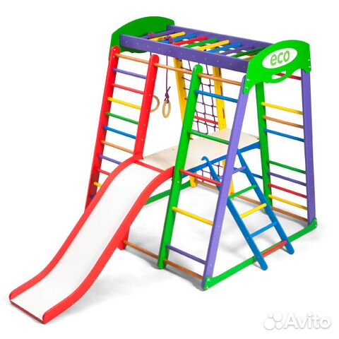 Спортивный комплекс для дома Акварелька Plus2