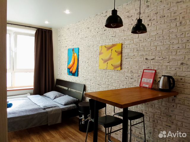 

Квартира-студия, 27 м², 1 кровать