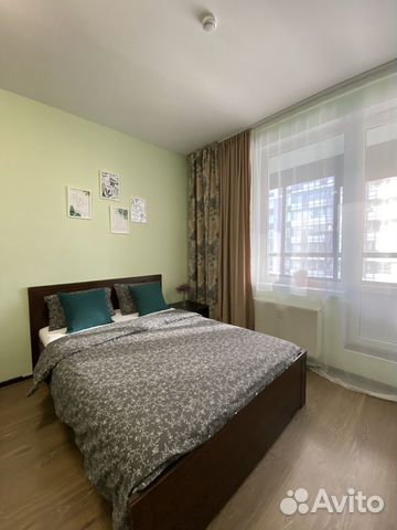 

Квартира-студия, 27 м², 2 кровати