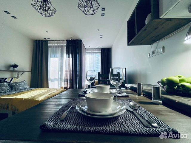 

Квартира-студия, 32 м², 1 кровать