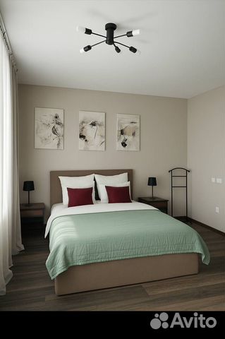 

Квартира-студия, 28 м², 1 кровать