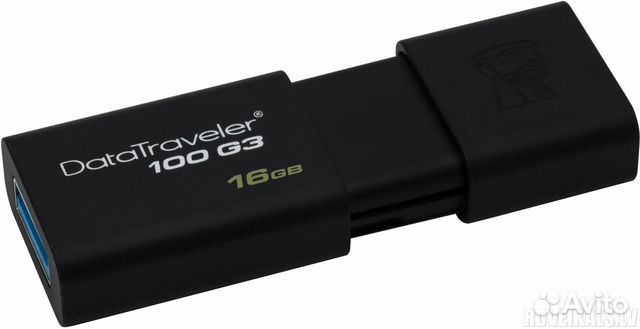 Флеш-накопитель 16Gb Kingston DT100G3, USB 3.0