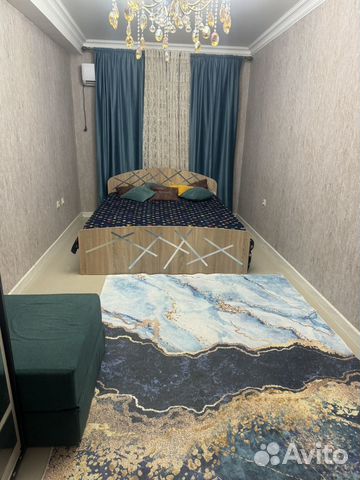 

1-к. квартира, 46 м², 3 кровати