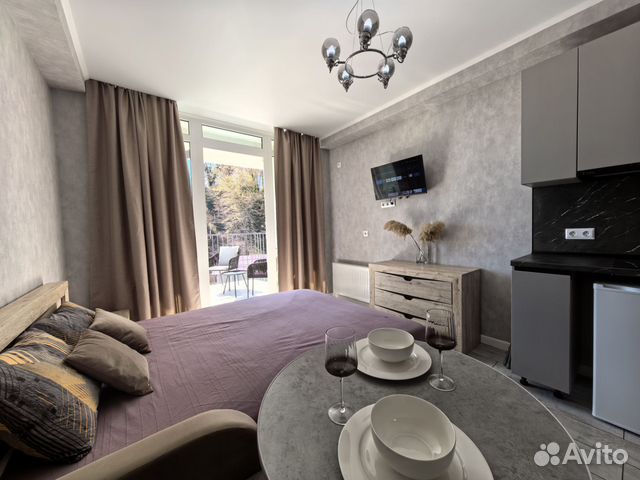

Квартира-студия, 25 м², 2 кровати