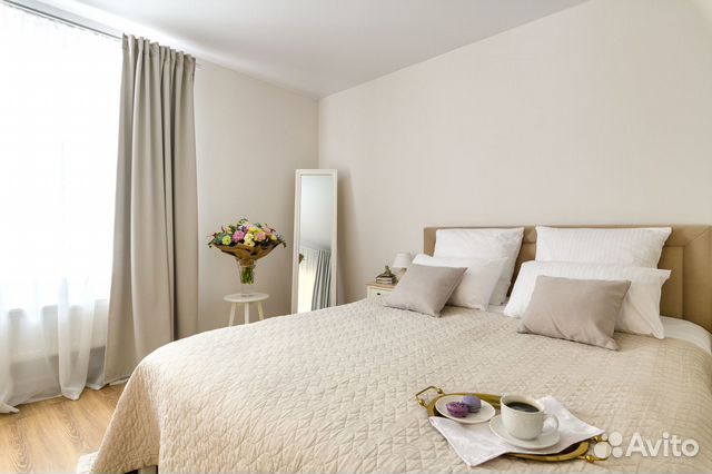 

1-к. квартира, 45 м², 2 кровати