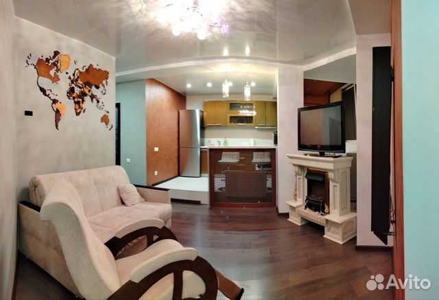 

1-к. квартира, 57 м², 2 кровати