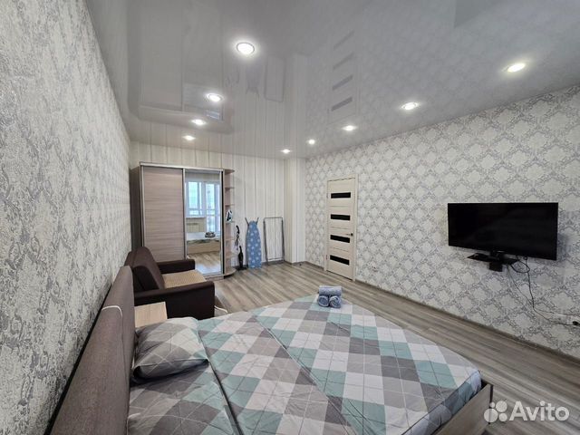 

1-к. квартира, 42 м², 2 кровати