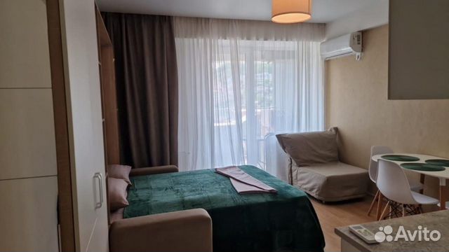 

Квартира-студия, 25 м², 2 кровати