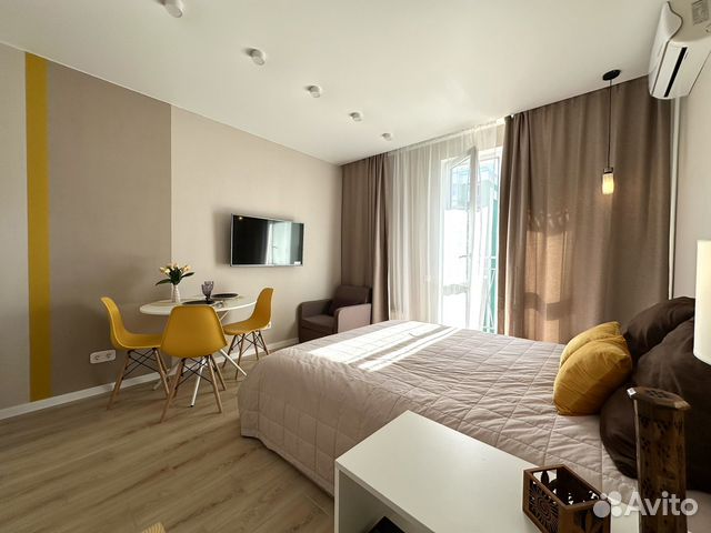 

Квартира-студия, 23 м², 2 кровати