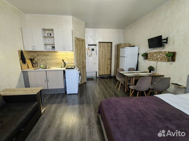 

Квартира-студия, 30 м², 2 кровати