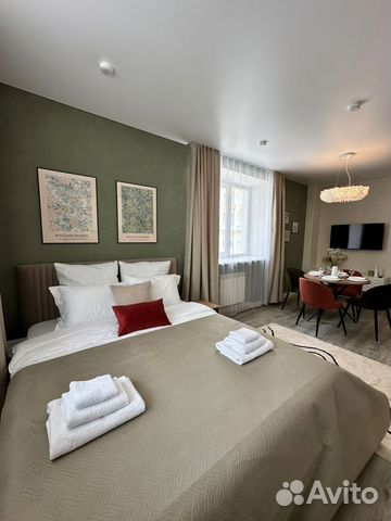 

Квартира-студия, 27 м², 2 кровати