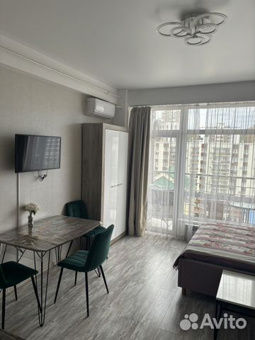 

Квартира-студия, 30 м², 2 кровати