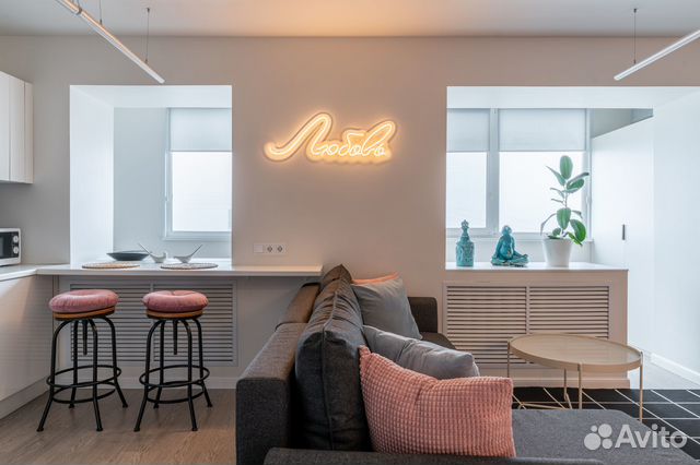 

Квартира-студия, 45 м², 3 кровати