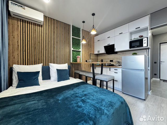 

Квартира-студия, 35 м², 2 кровати
