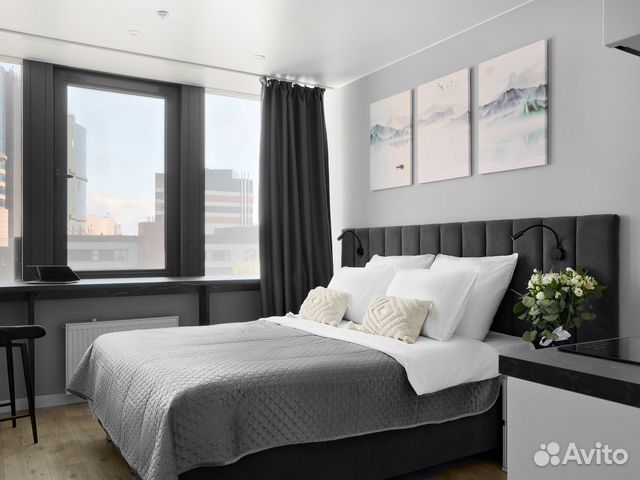 

Квартира-студия, 21,5 м², 2 кровати