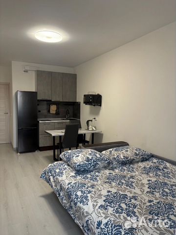 

Квартира-студия, 28 м², 1 кровать