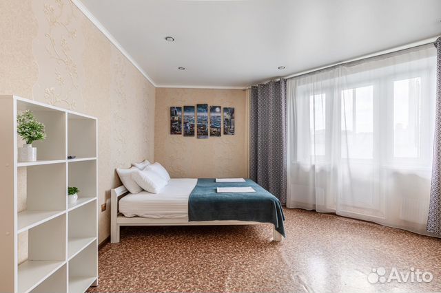

1-к. квартира, 47,6 м², 2 кровати