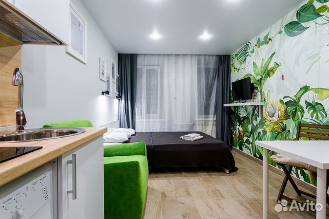 

Квартира-студия, 12 м², 1 кровать