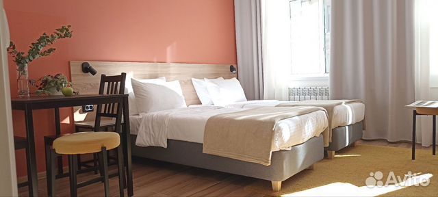 

Квартира-студия, 25 м², 3 кровати
