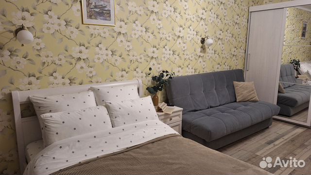 

1-к. квартира, 37 м², 2 кровати