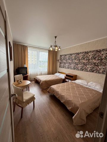 

1-к. квартира, 36 м², 2 кровати
