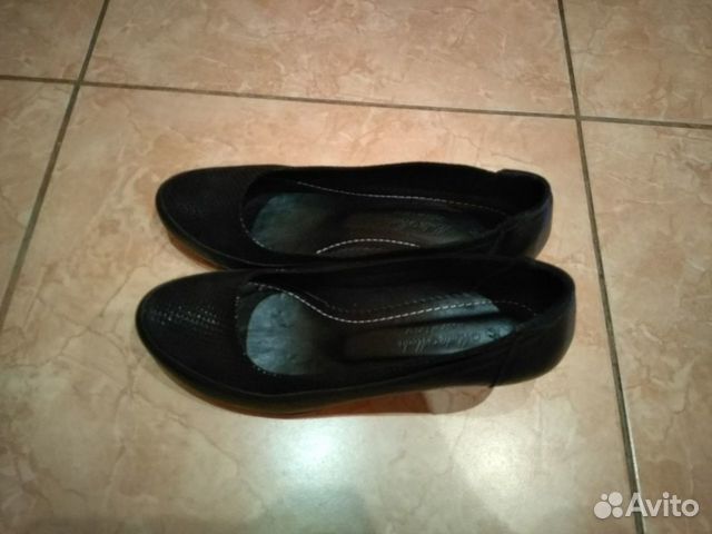 Новые кожаные туфли