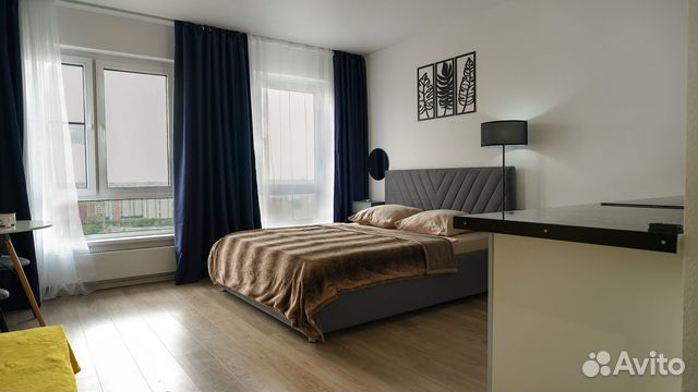 

Квартира-студия, 32 м², 2 кровати