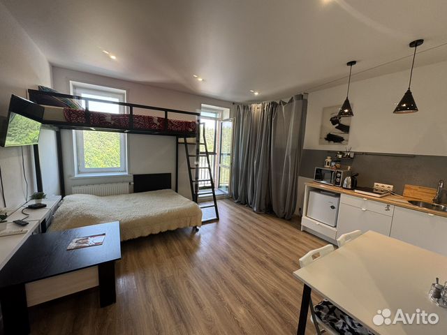 

Квартира-студия, 28 м², 1 кровать