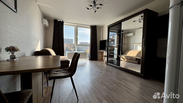 

Квартира-студия, 33 м², 1 кровать