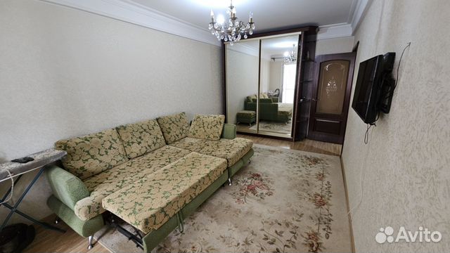 

1-к. квартира, 44 м², 2 кровати