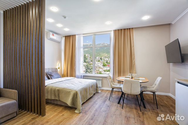 

Квартира-студия, 37 м², 2 кровати