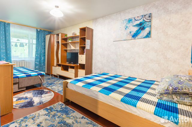 

1-к. квартира, 32 м², 2 кровати