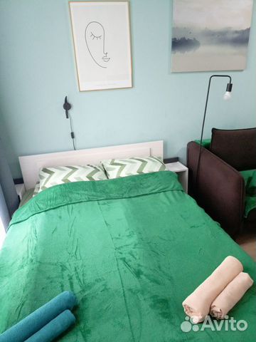 

Квартира-студия, 30 м², 2 кровати