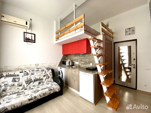 

Квартира-студия, 15 м², 2 кровати