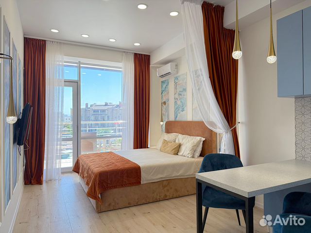 

Квартира-студия, 27 м², 1 кровать