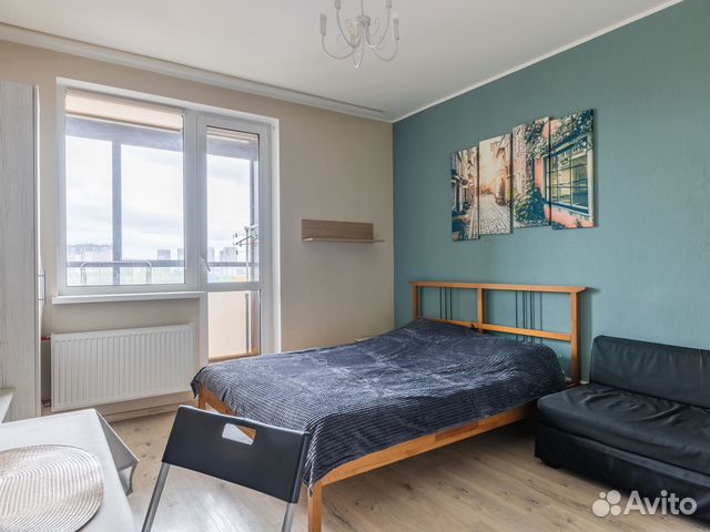 

Квартира-студия, 25 м², 1 кровать